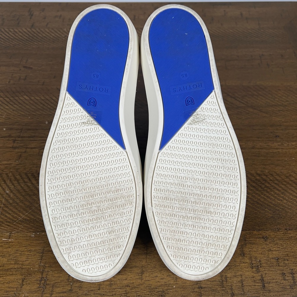 Rothy's Shoes Women 8.5 Navy Blue Original Slip On Sneaker Casual Comfort Tennis - Picture 6 of 10